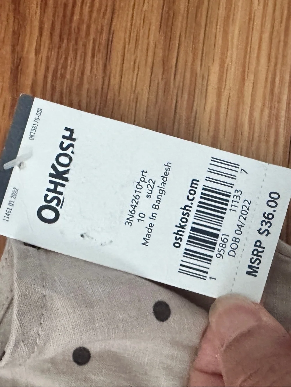 OshKosh Bgosh light tan